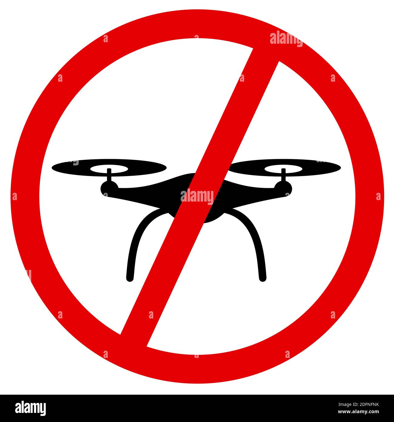 Drone is banned, restricted and regulated. Technological flying remote device with no permission