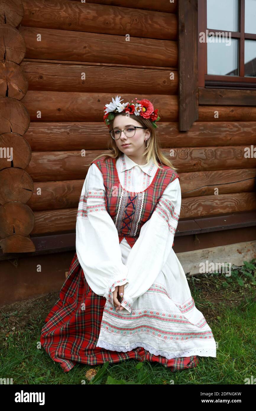 Belarusian traditional dress hi res stock photography and images Alamy