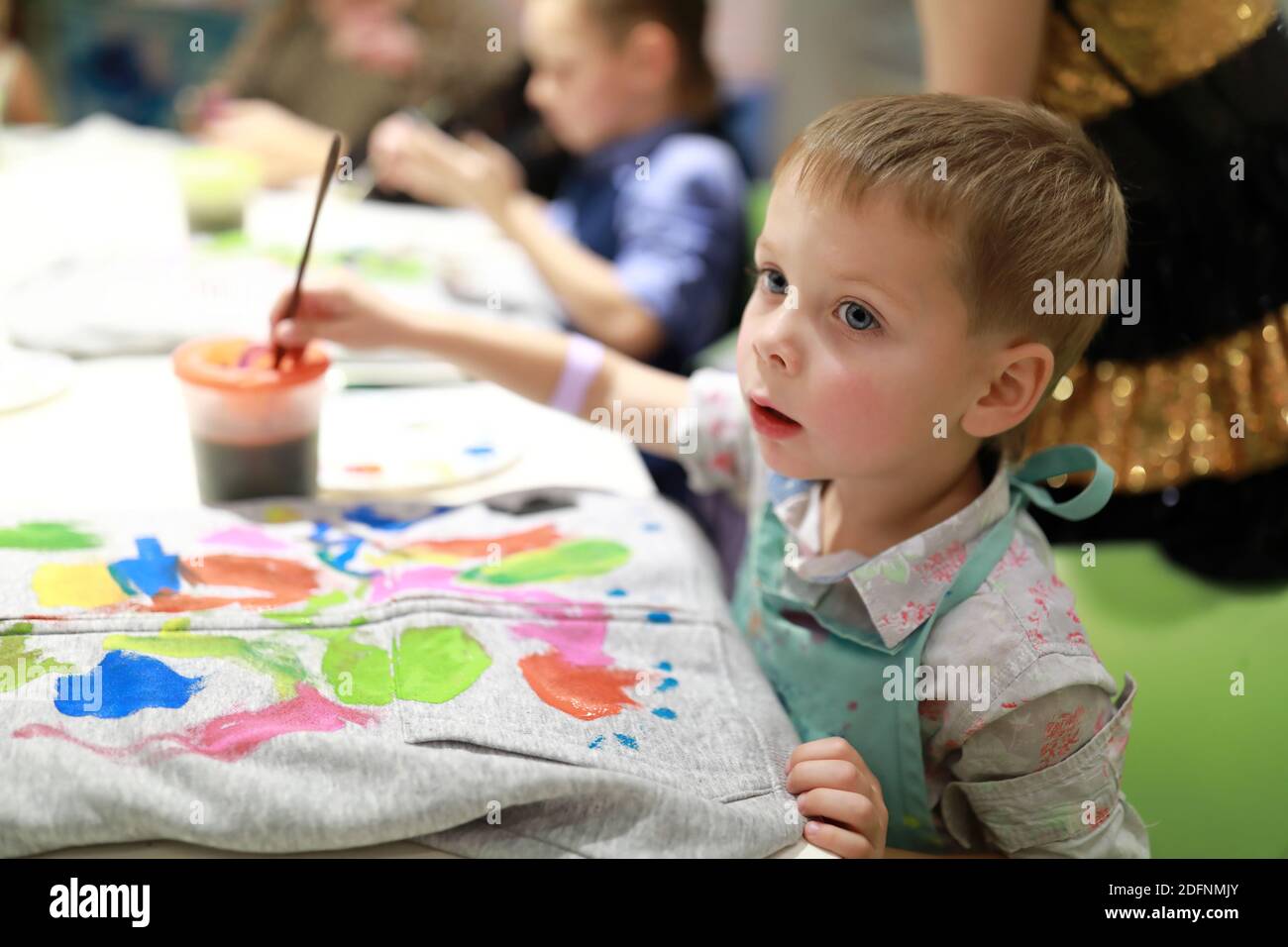 Children clothing painting hi-res stock photography and images - Alamy