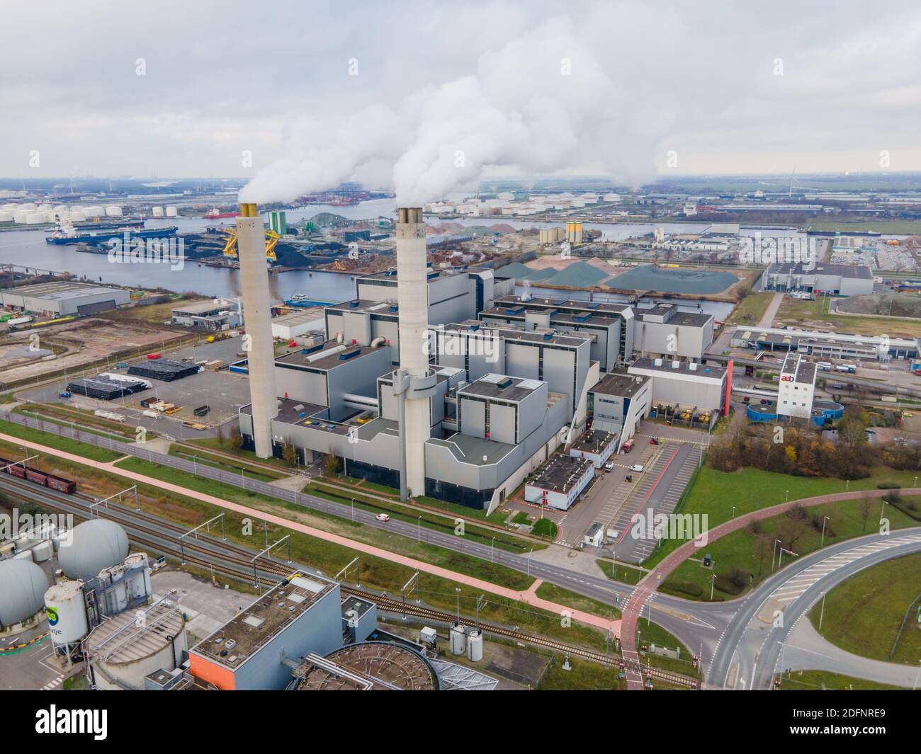 Amsterdam Westpoort, 5th of December 2020, The Netherlands. AEB waste ...