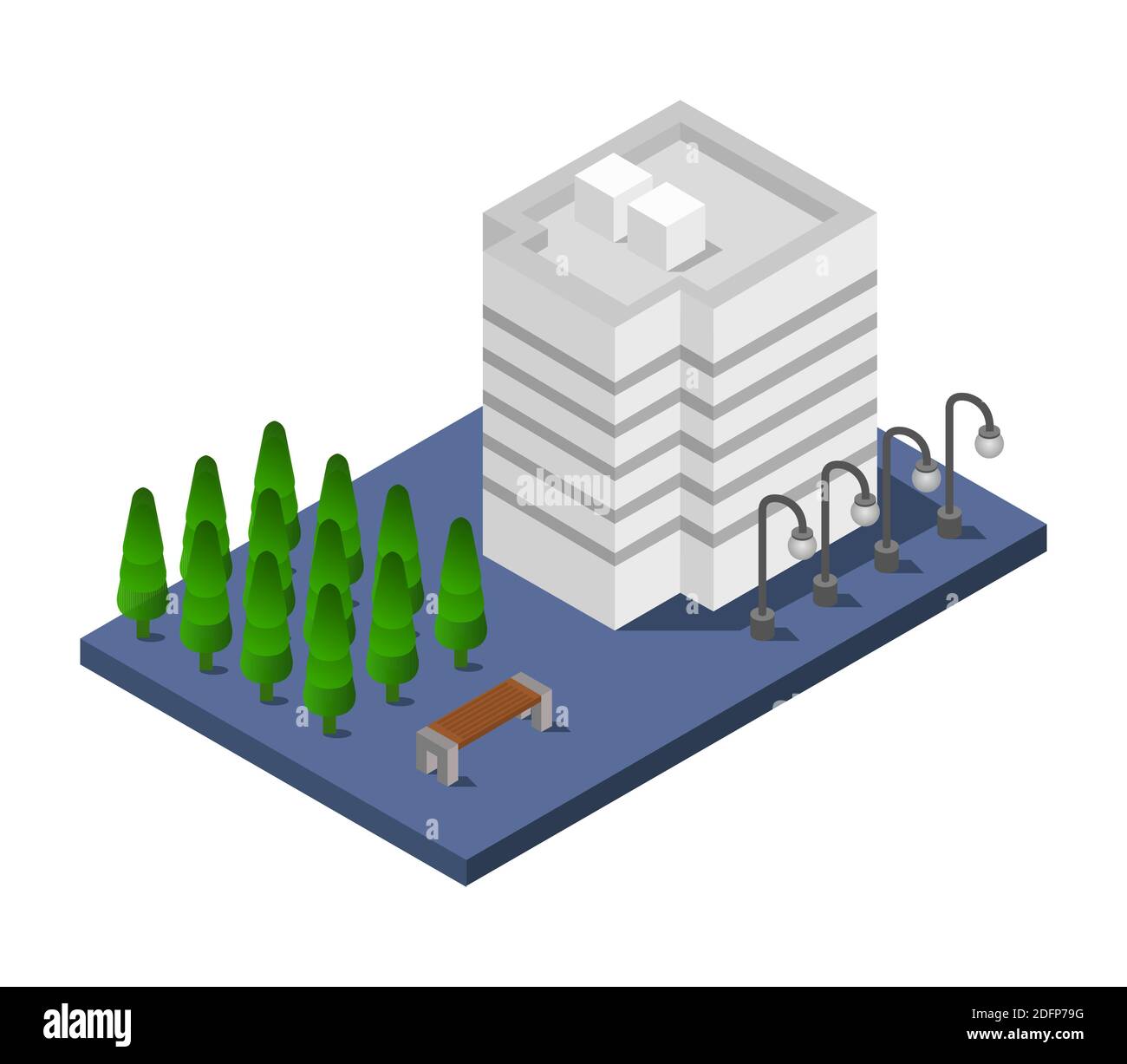Isometric Skyscraper Vector illustration EPS 10 Stock Vector Image ...