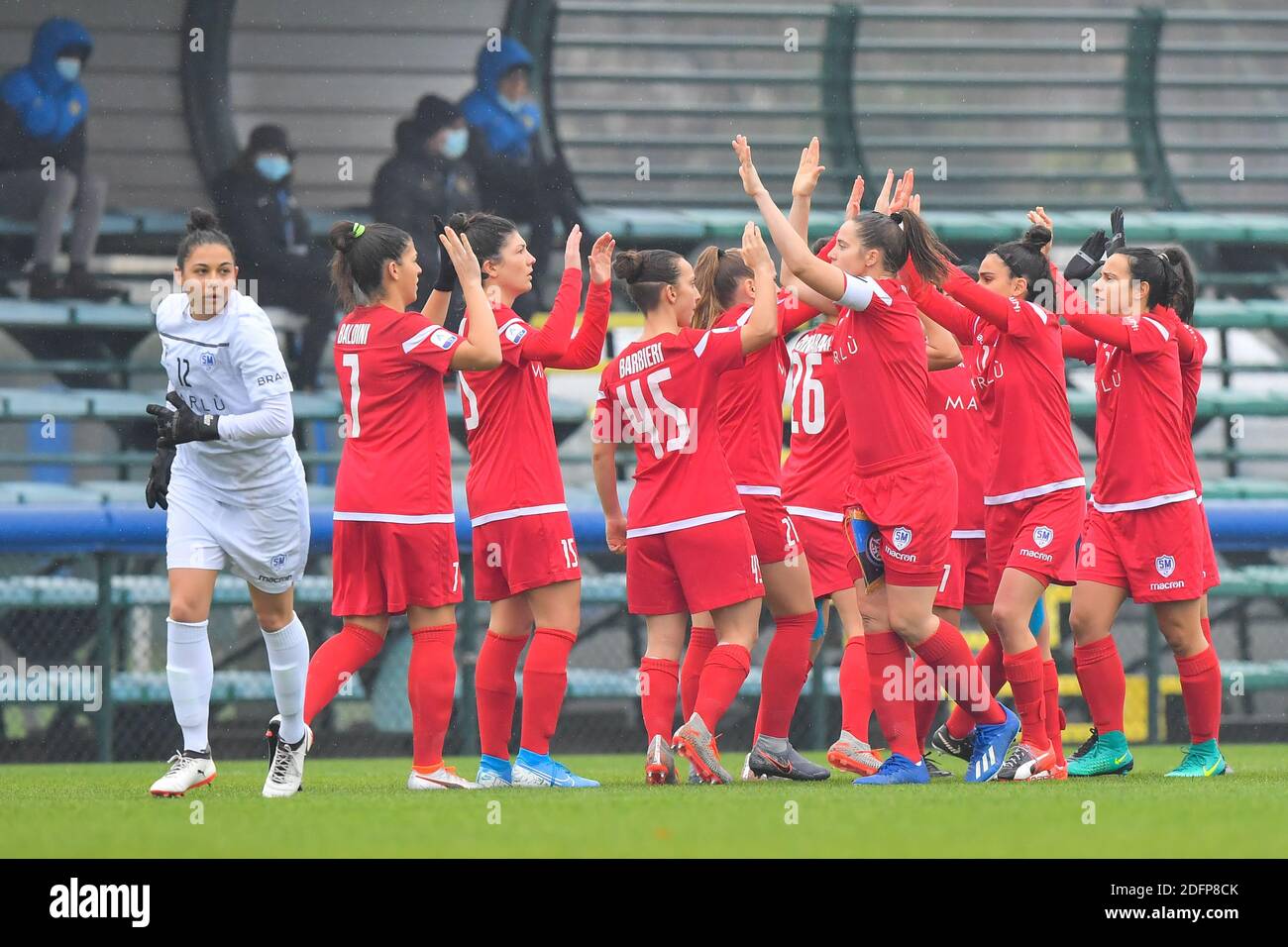 San Marino Academy Before The Serie A Women S Match Between Fc Inter And San Marino Academy Cristiano Mazzi Spp Stock Photo Alamy