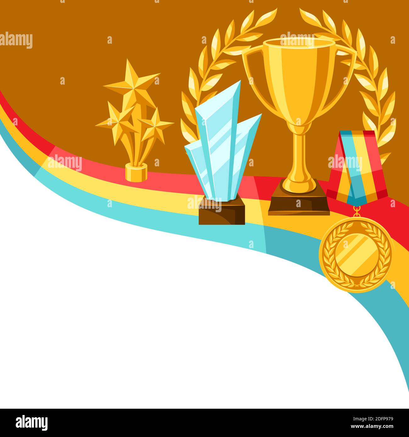 Awards and trophy illustration Stock Vector Image & Art - Alamy