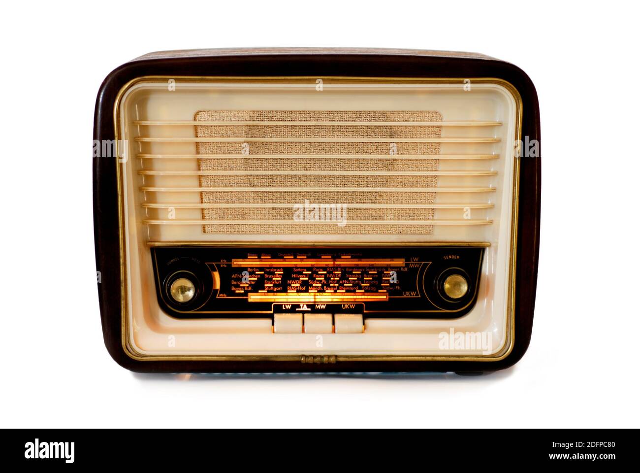 Old Radio Stock Photo