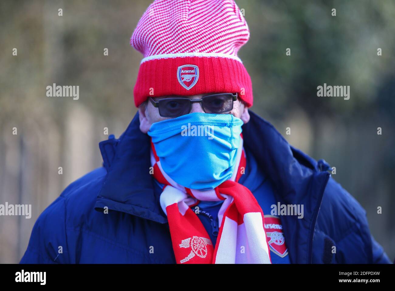 Arsenal FC Navy Knitted Hat TU