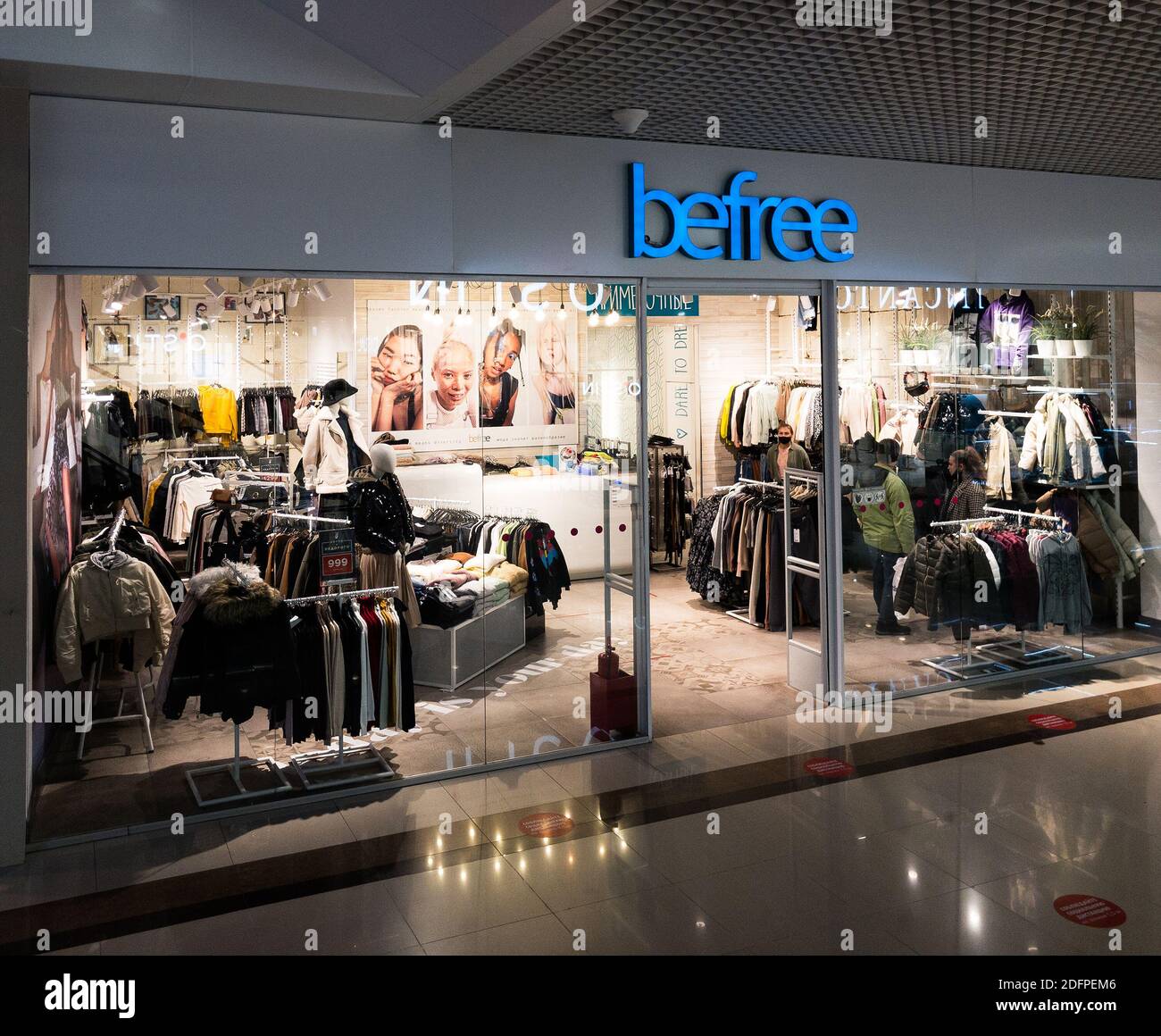 2020: Befree worldwide fashion clothe store opened in a shopping mall Stock  Photo - Alamy