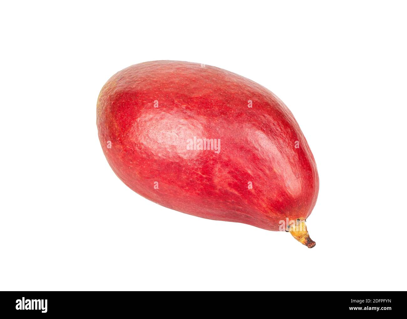Delicious red mango fruit isolated on white background Stock Photo - Alamy
