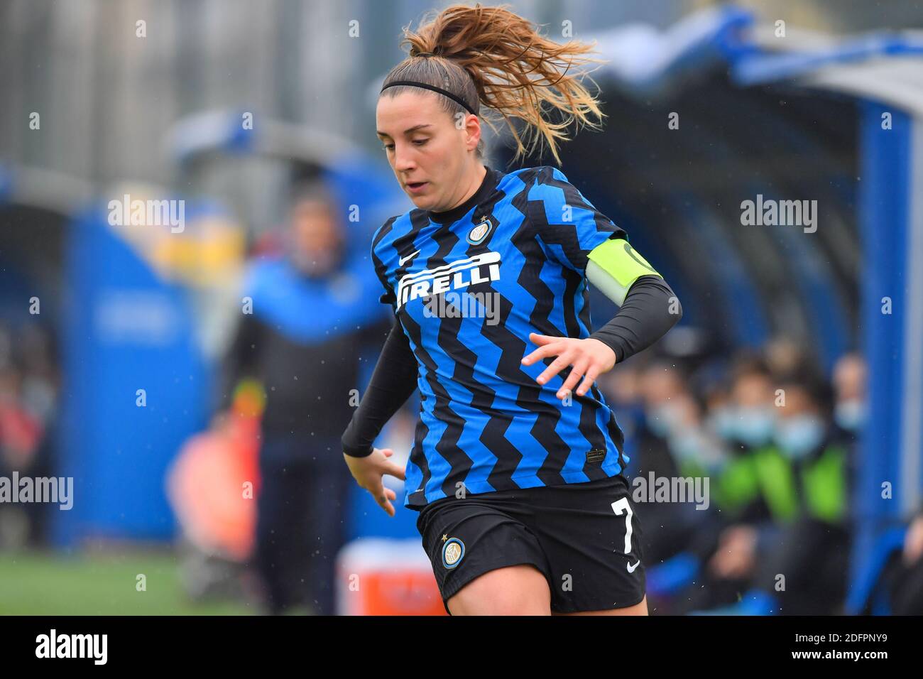 Milano, Italia. 06th Dec, 2020. Gloria Marinelli (#7 Inter) in action  during the Serie A women's match between FC Inter and San Marino Academy  Cristiano Mazzi/SPP Credit: SPP Sport Press Photo. /Alamy