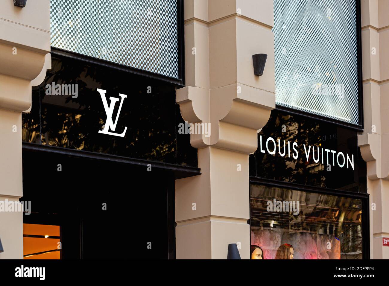 Louis Vuitton Fashion Store Façade in Nisantasi. Nisantasi, Turkey ...