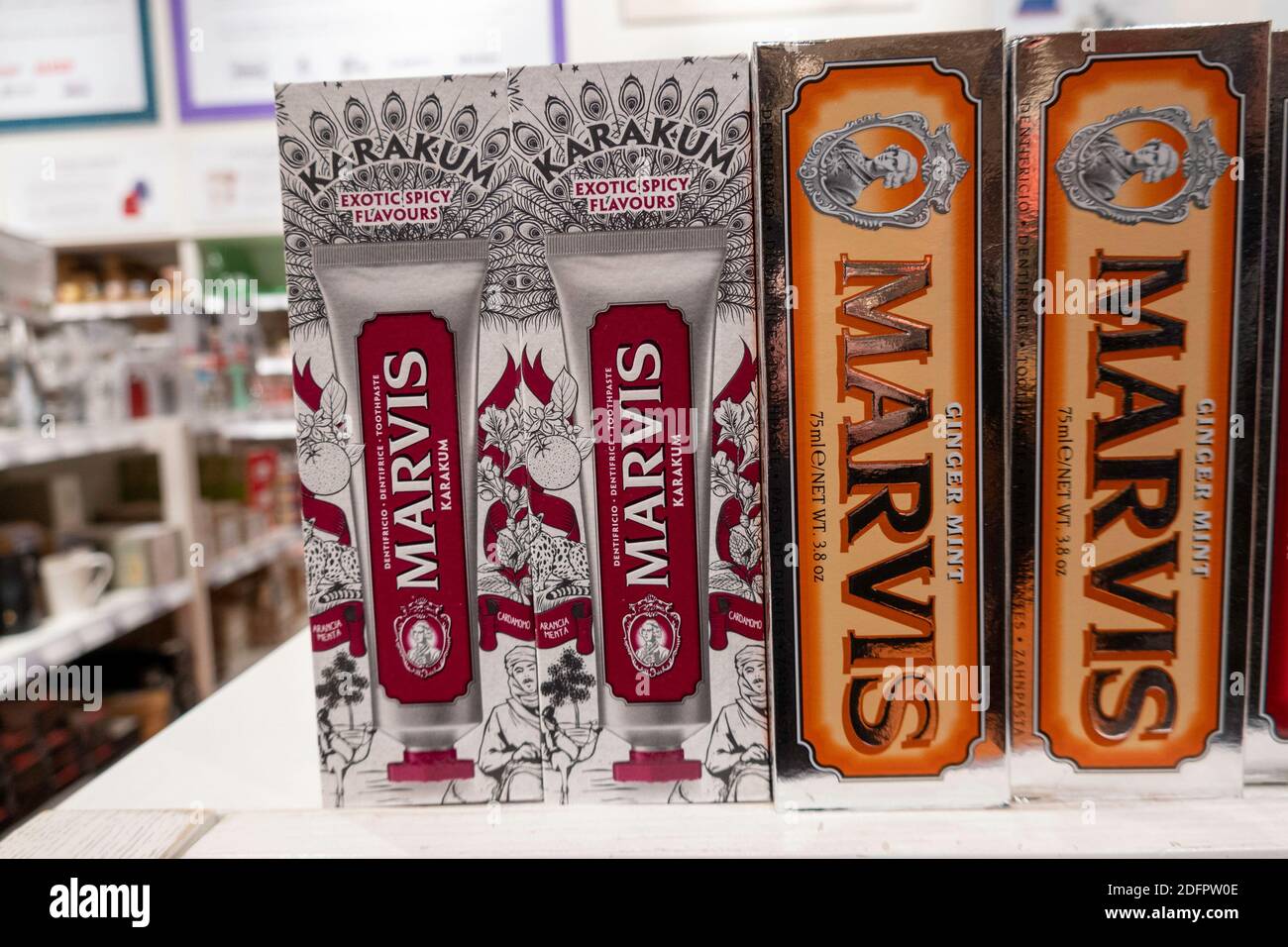 Eataly Italian Marketplace is a popular store in the Flatiron Districthat  sells Marvis Toothpaste, New York City, USA Stock Photo - Alamy