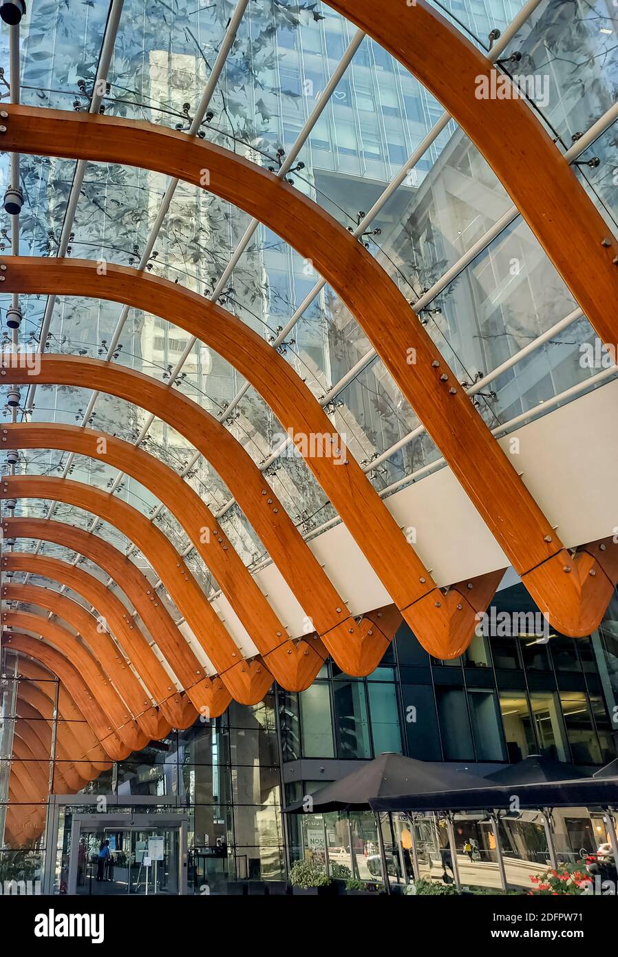 Vancouver, BC/CanadaNovember 1,2020. Modern architecture building of