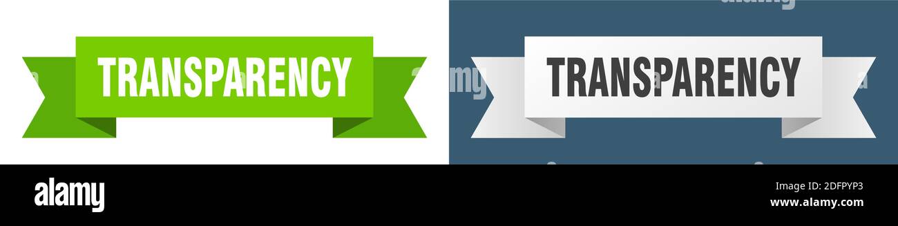 Transparency ribbon isolated paper hi-res stock photography and images ...