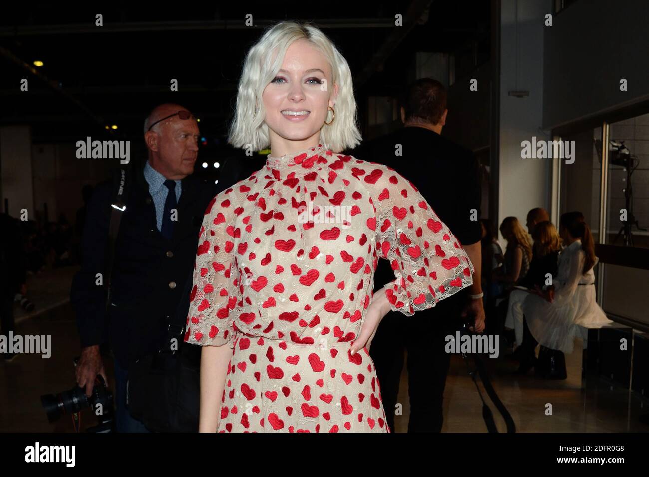 Zara Larsson attending the Giambattista Valli Fashion Show as part of Paris  Fashion Week Womenswear Spring -