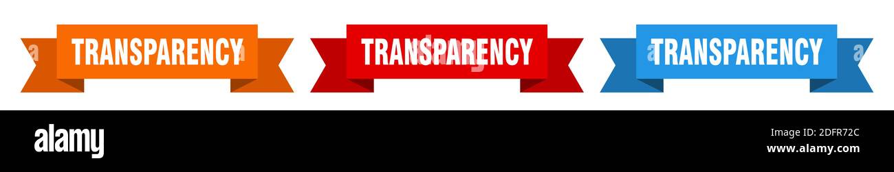 Transparency ribbon isolated paper hi-res stock photography and images ...