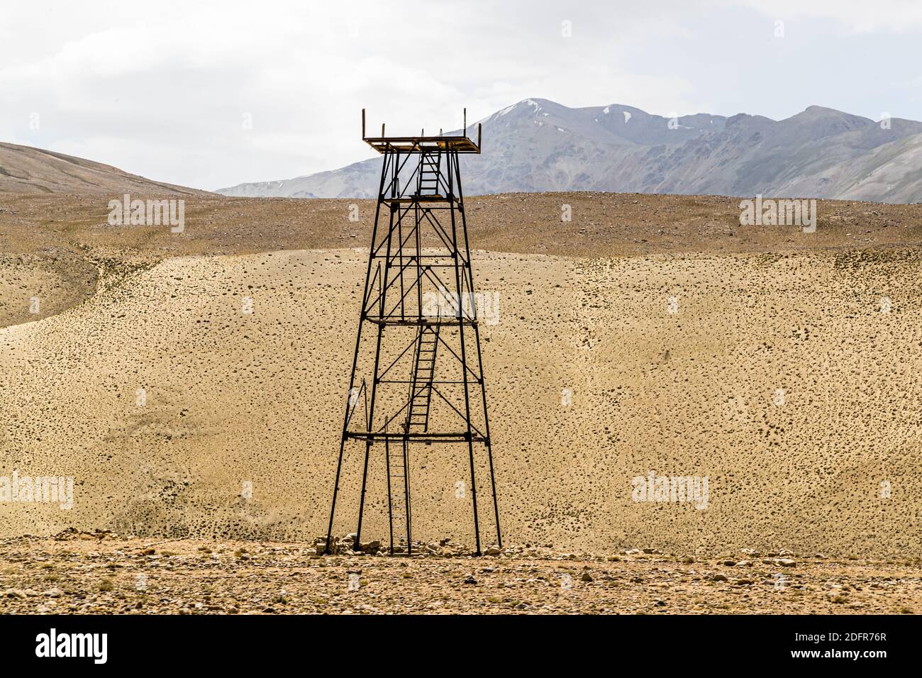 Watchtower in Ishkoshim District, Tajikistan Stock Photo