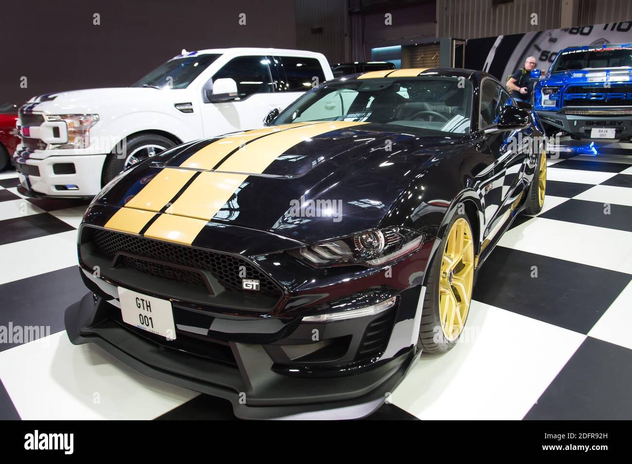Ford Mustang Shelby GT-H during the Paris Motor Show 2018, known as Mondial  de l'Automobile held at the Porte de Versailles exhibition centre in Paris,  France on October 2, 2018. Photo by