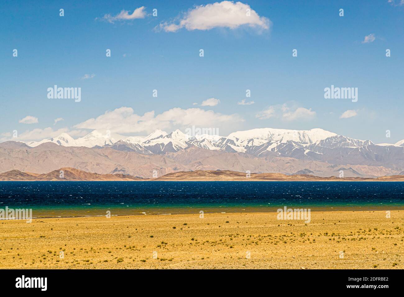 Lake Karakul, Tajikistan Stock Photo