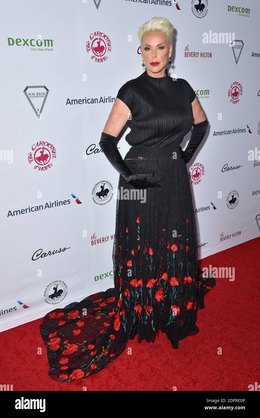 Brigitte Nielsen attends the 2018 Carousel Of Hope Ball at The Beverly Hilton Hotel on October 6, 2018 in Beverly Hills, California. Photo by Lionel Hahn/ABACAPRESS.COM Stock Photo