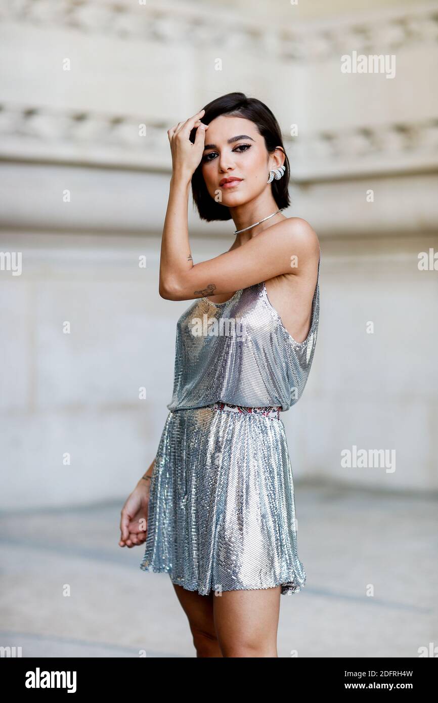 Street style Manu Gavassi arriving at Paco Rabanne spring summer 2019 ready to wear show held at Grand Palais in Paris France on September 27th 2018. Photo by Marie Paola Bertrand Hillion ABACAPRESS.C...