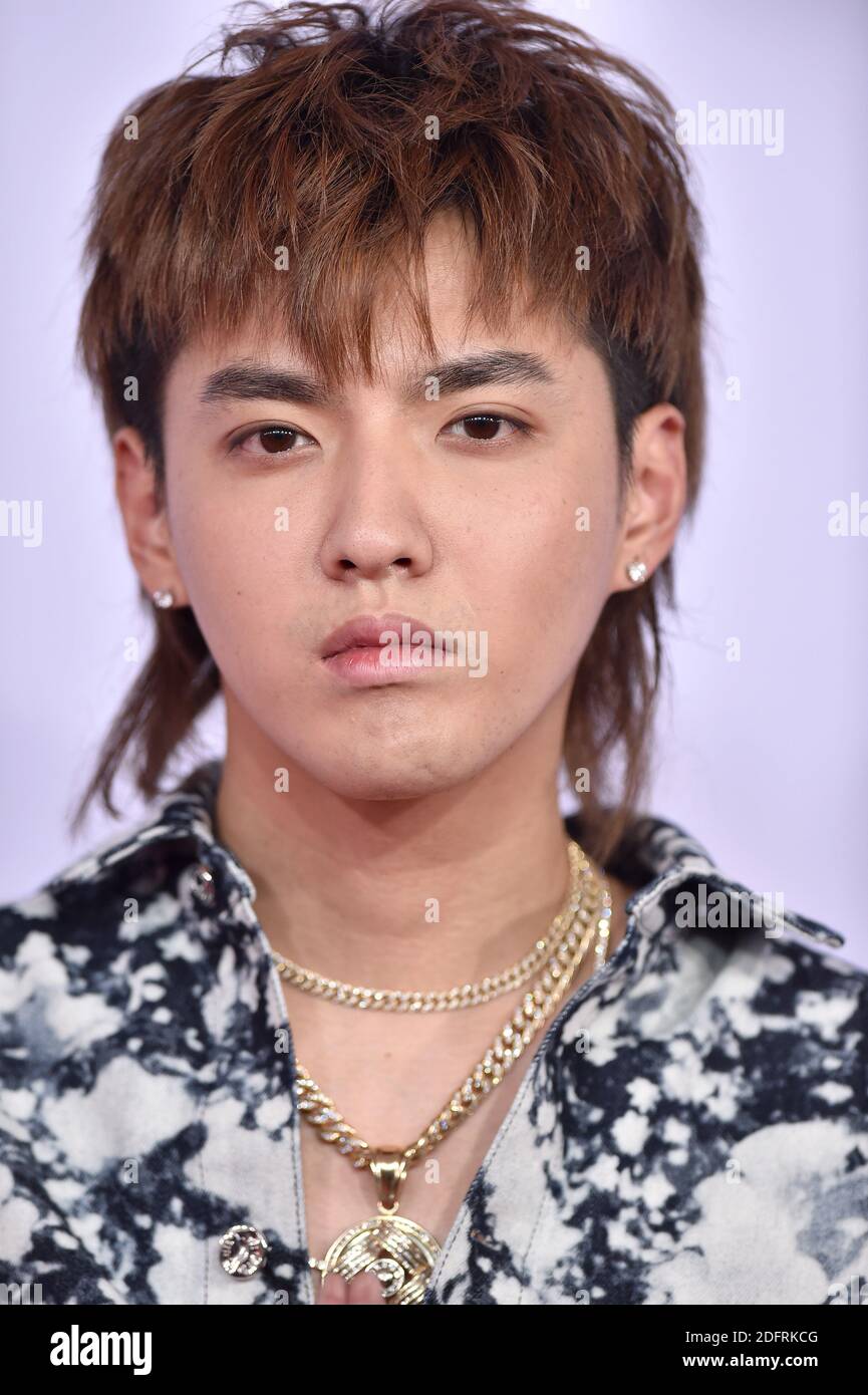 Kris Wu attends the 2018 American Music Awards at Microsoft Theater on  October 9, 2018 in Los Angeles, California. Photo by Lionel  Hahn/ABACAPRESS.COM Stock Photo - Alamy