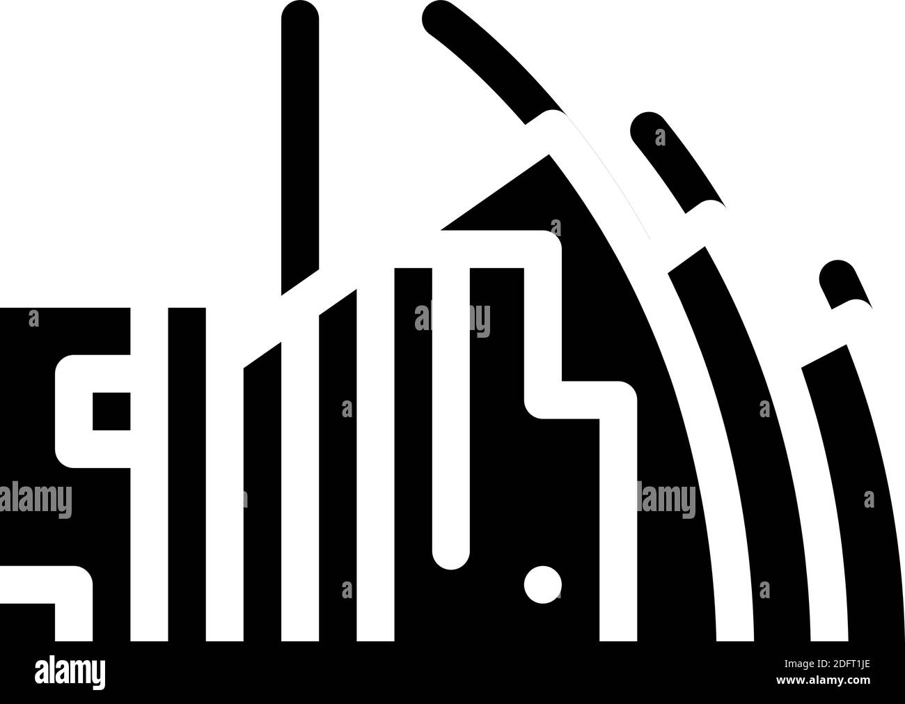 jubilee church glyph icon vector illustration black Stock Vector Image ...