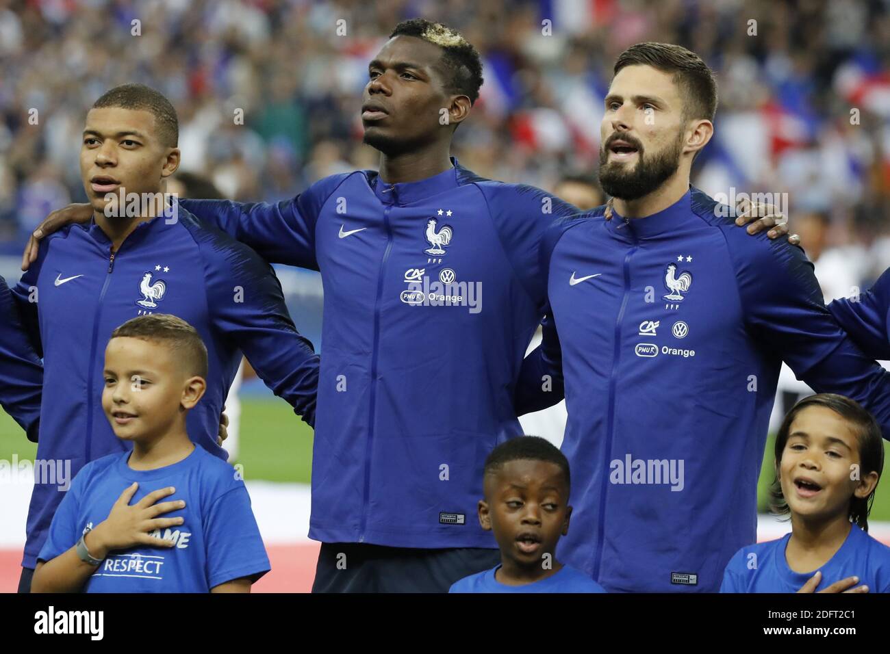 Olivier giroud kylian mbappe hi-res stock photography and images - Alamy