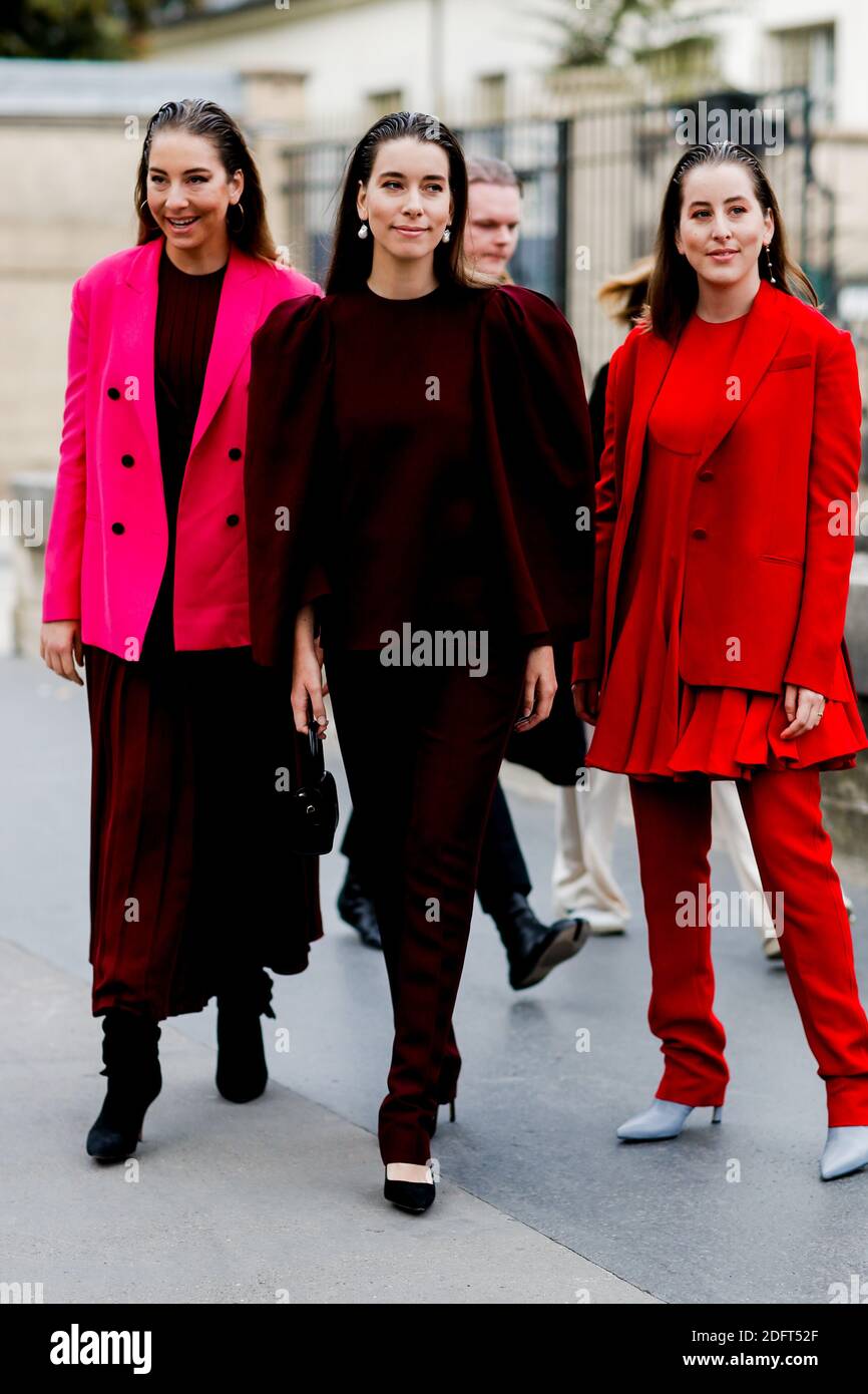 Street style, Danielle Haim, Este Haim and Alana Haim from the band