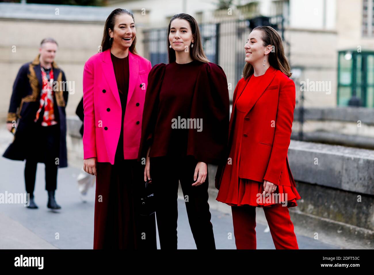 Street style, Danielle Haim, Este Haim and Alana Haim from the band