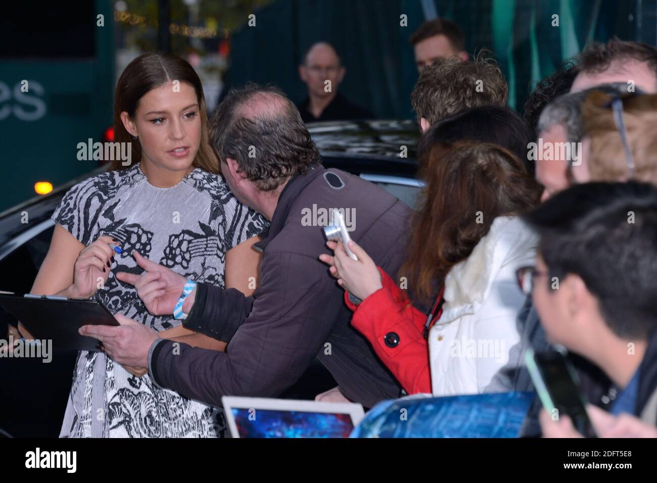 Adele Exarchopoulos attending the Premiere of The White Crow as part of