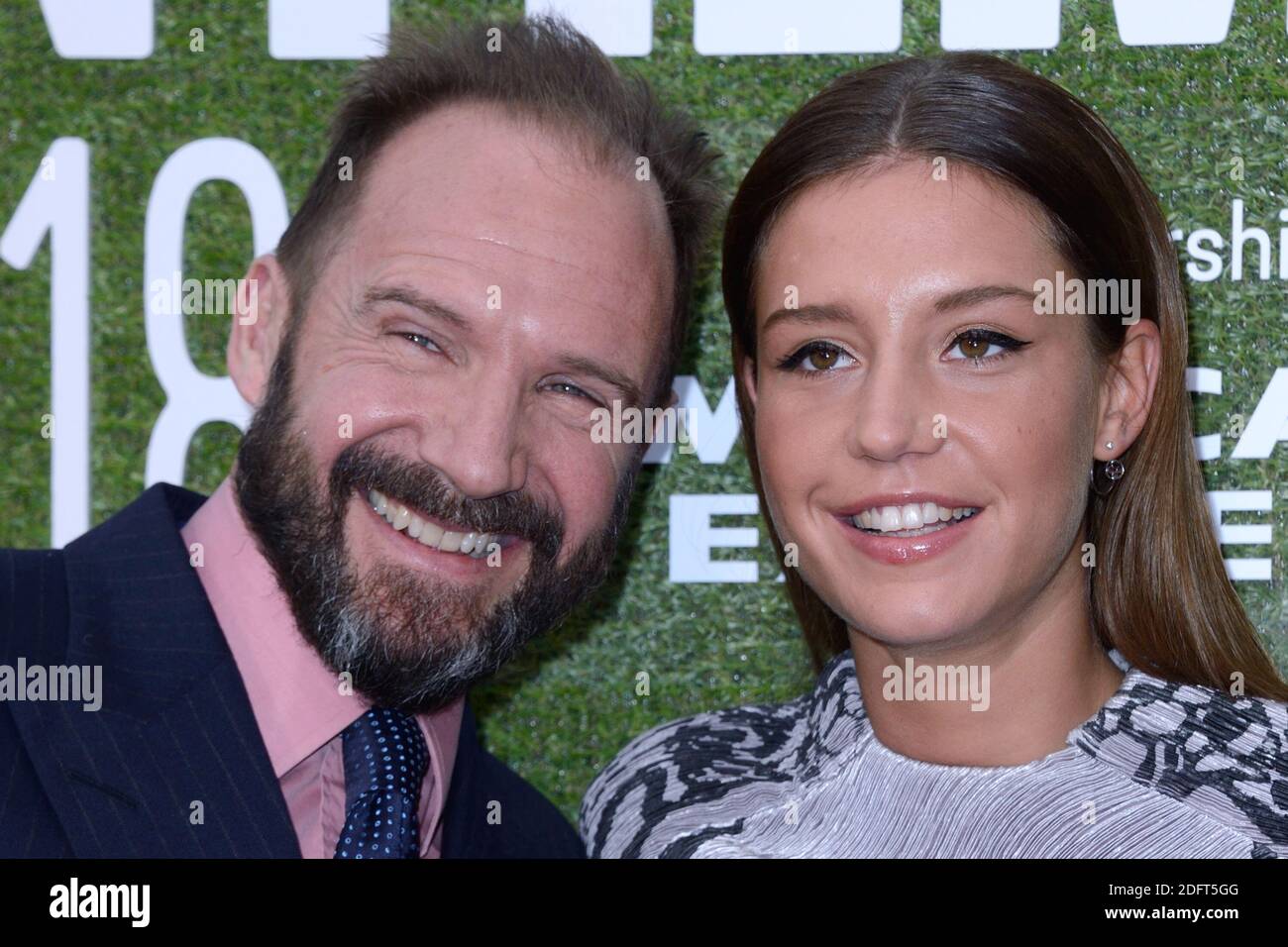 Ralph Fiennes and Adele Exarchopoulos attending the Premiere of The