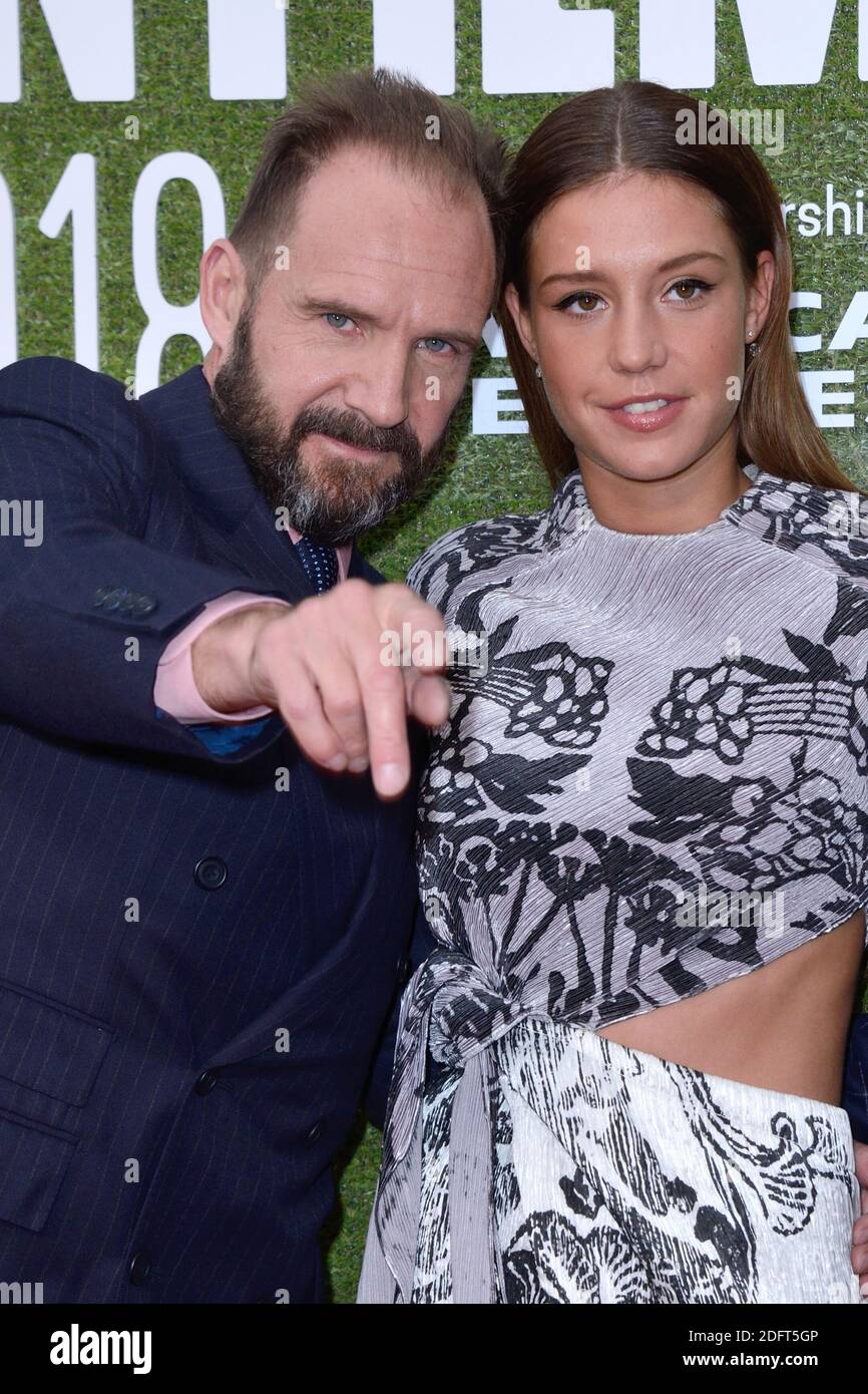 Ralph Fiennes and Adele Exarchopoulos attending the Premiere of The
