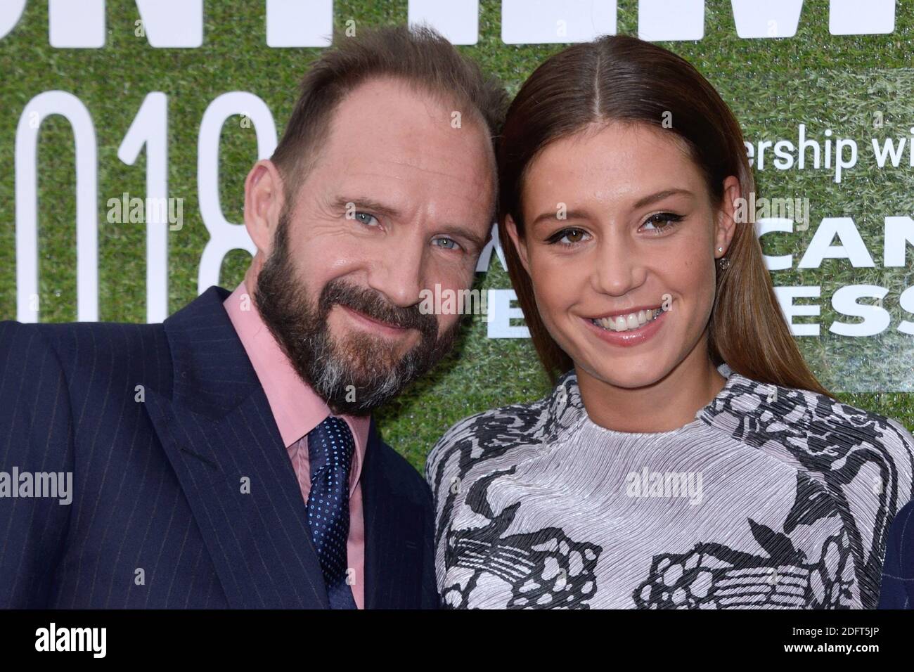 Ralph Fiennes and Adele Exarchopoulos attending the Premiere of The