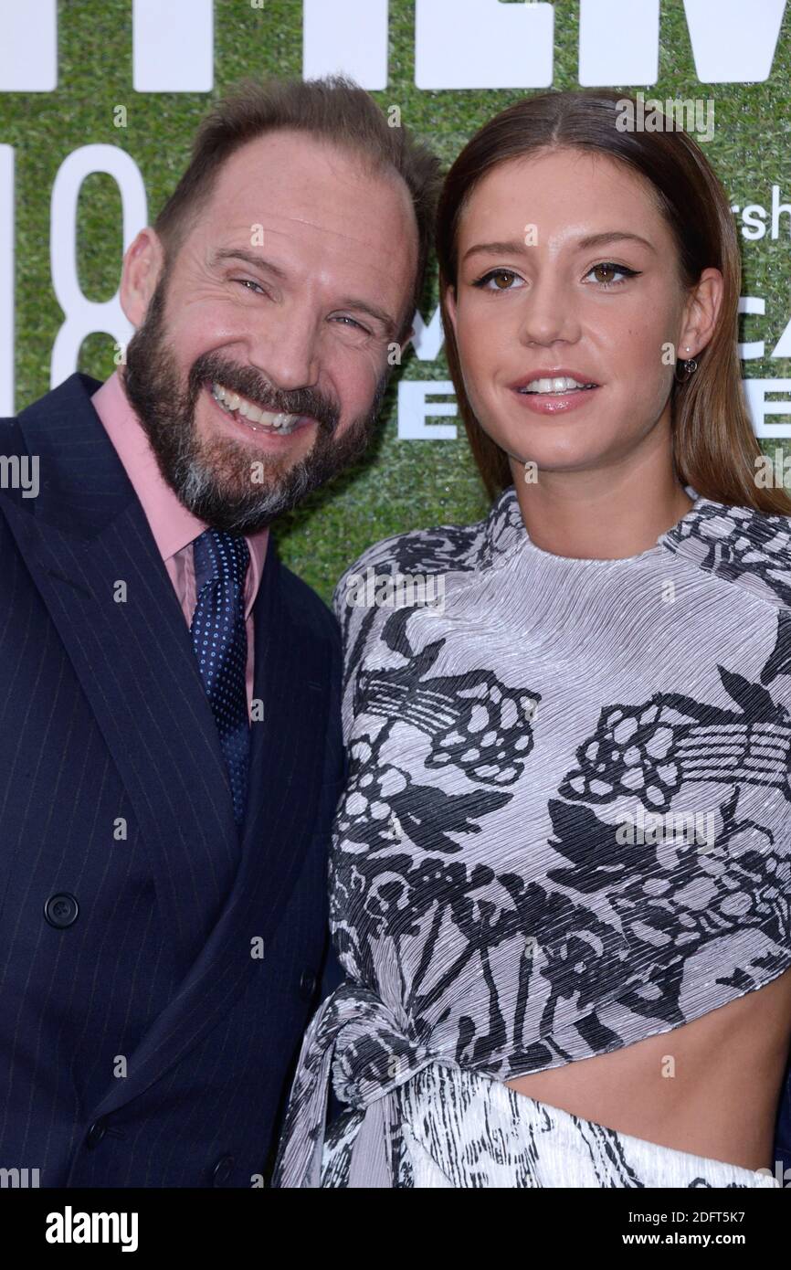 Ralph Fiennes and Adele Exarchopoulos attending the Premiere of The