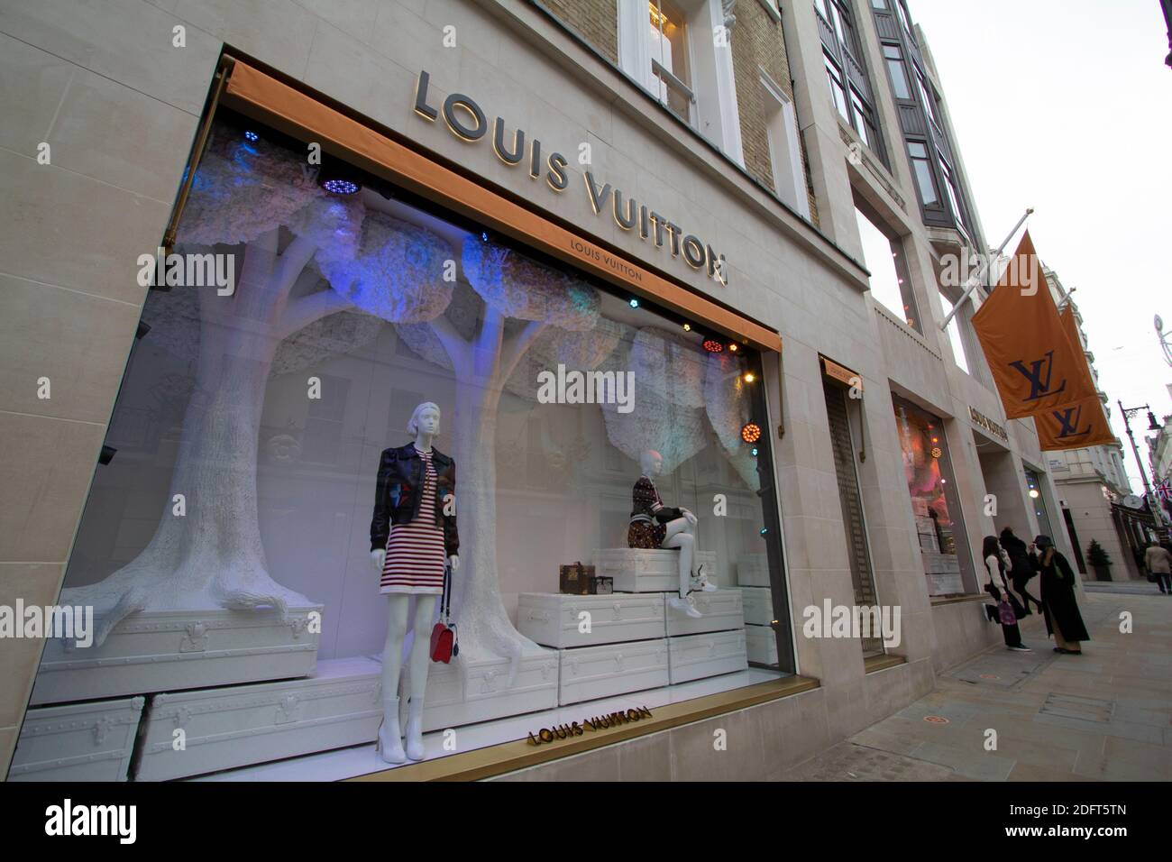 Louis Vuitton, Shop retail outlet Mayfair London Stock Photo Alamy