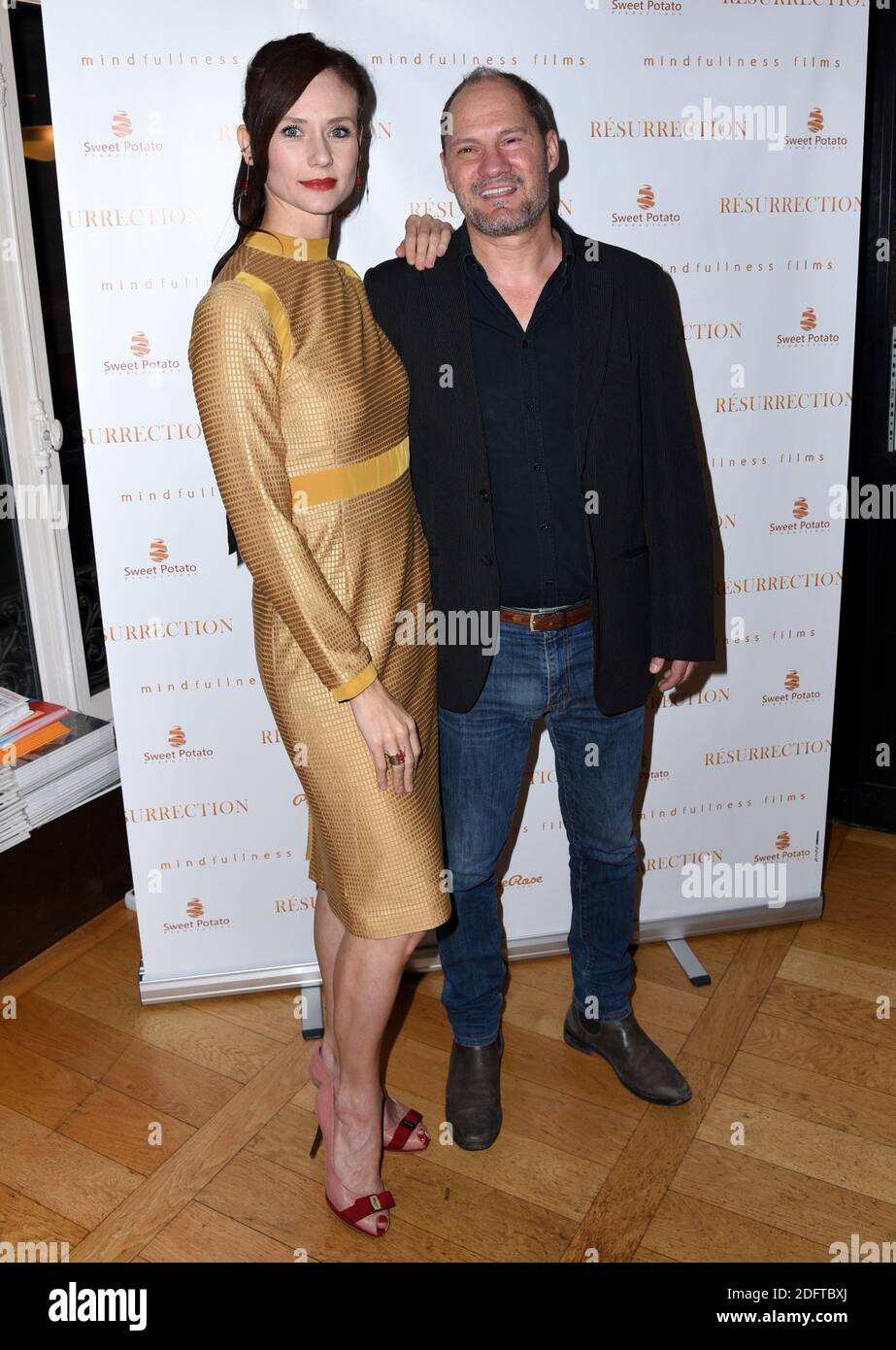 Sabine Crossen attending of the Resurrection Premiere at SACD in Paris