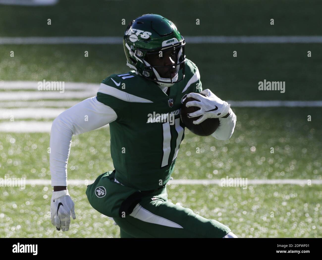 December 6, 2020, Las Vegas Raiders defensive end Arden Key (99) in action  during the NFL game between the Las Vegas Raiders and the New York Jets at  MetLife Stadium in East