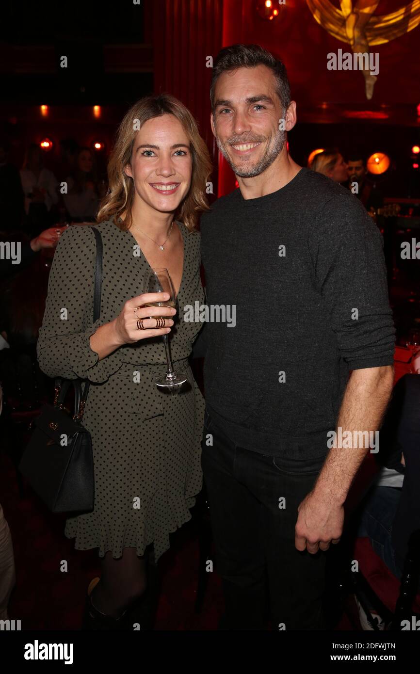 Constance de Gourcuff et Gianni Giardinelli lors de la soiree  dinauguration du restaurant Roxie a Paris, France, le 27 Novembre 2018.  Photo by Jerome DomineABACAPRESS.COM Stock Photo - Alamy