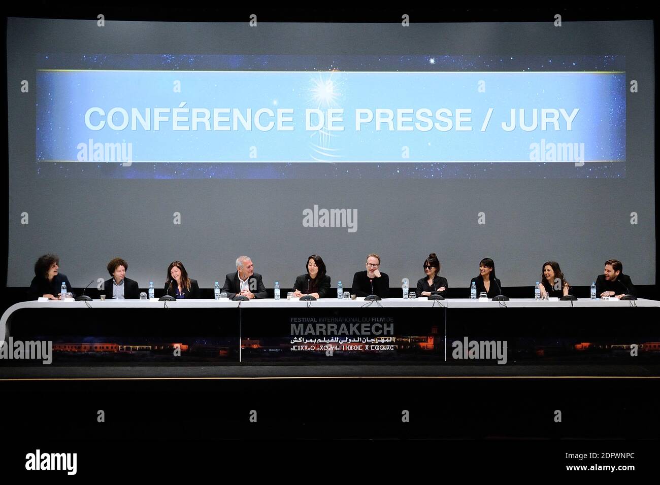 Jury Members Ileana D'Cruz, Laurent Cantet, Dakota Johnson, Tala Hadid