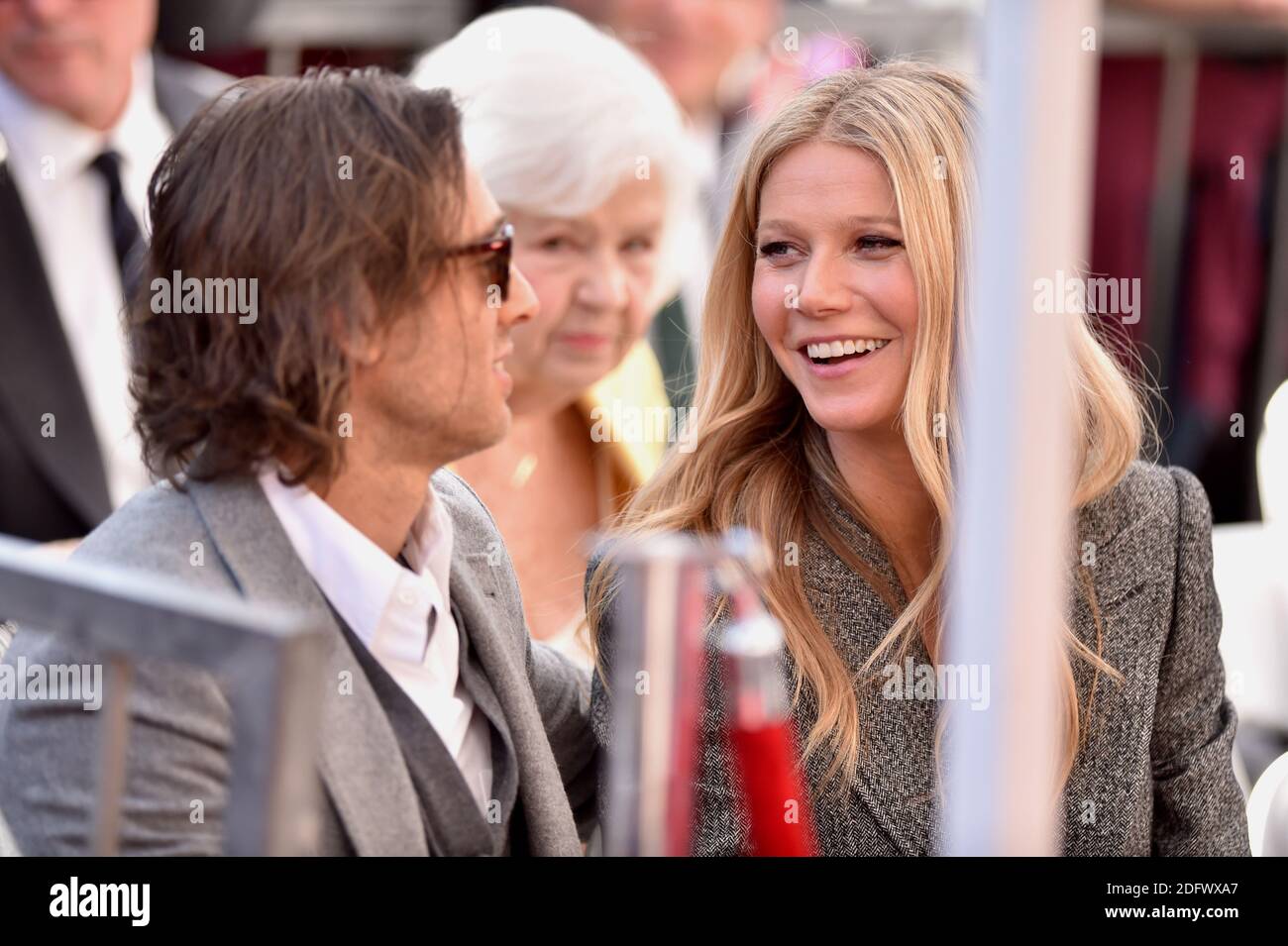 Brad Falchuk and Gwyneth Paltrow attend the ceremony honoring Ryan