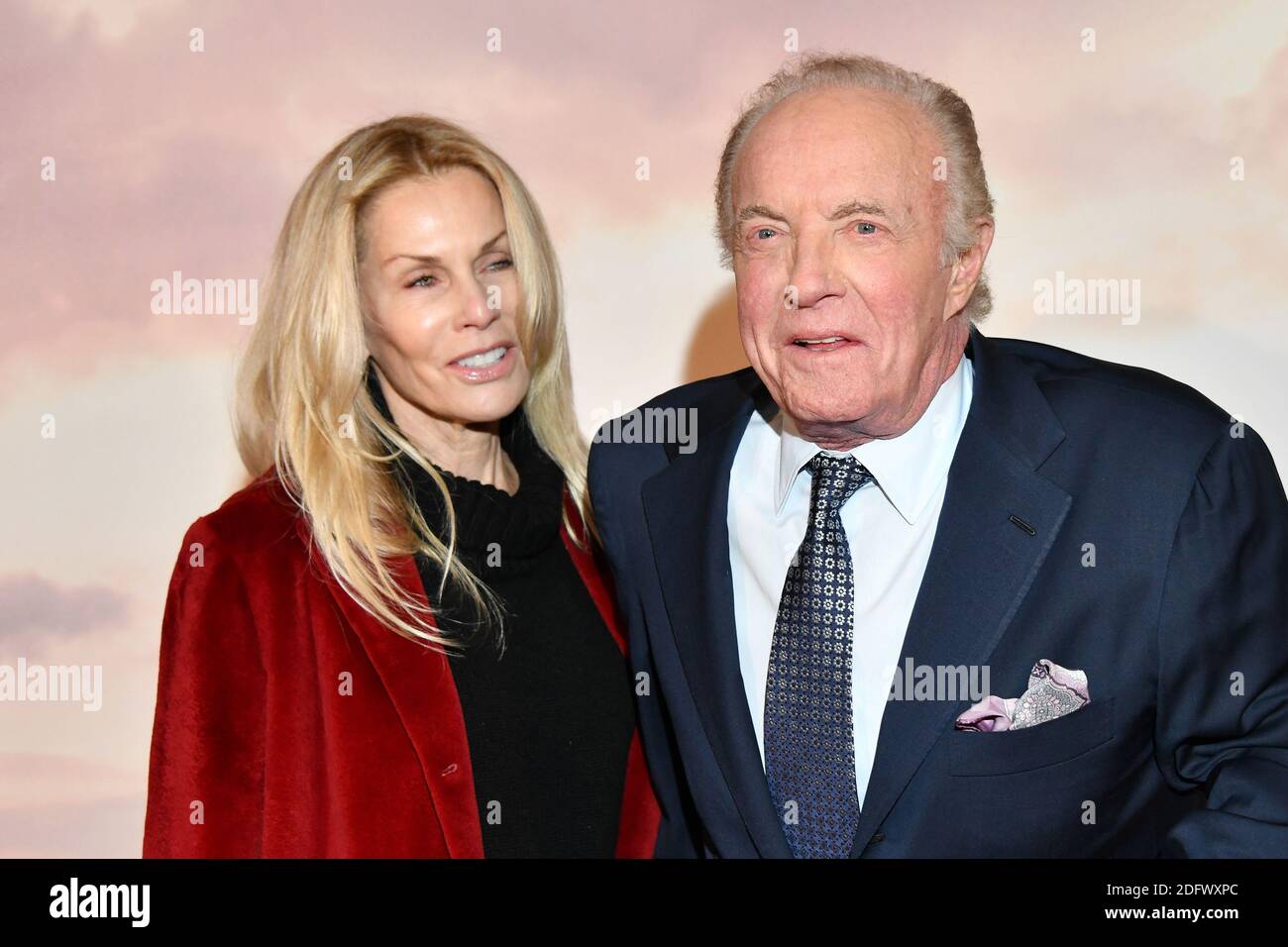 Actor James Caan and his wife Linda Stokes attend Holy Lands Paris