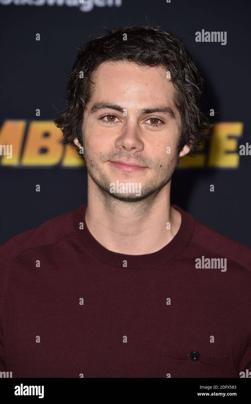 Dylan O'Brien attends the Bumblebee World Premiere on December 9, 2018
