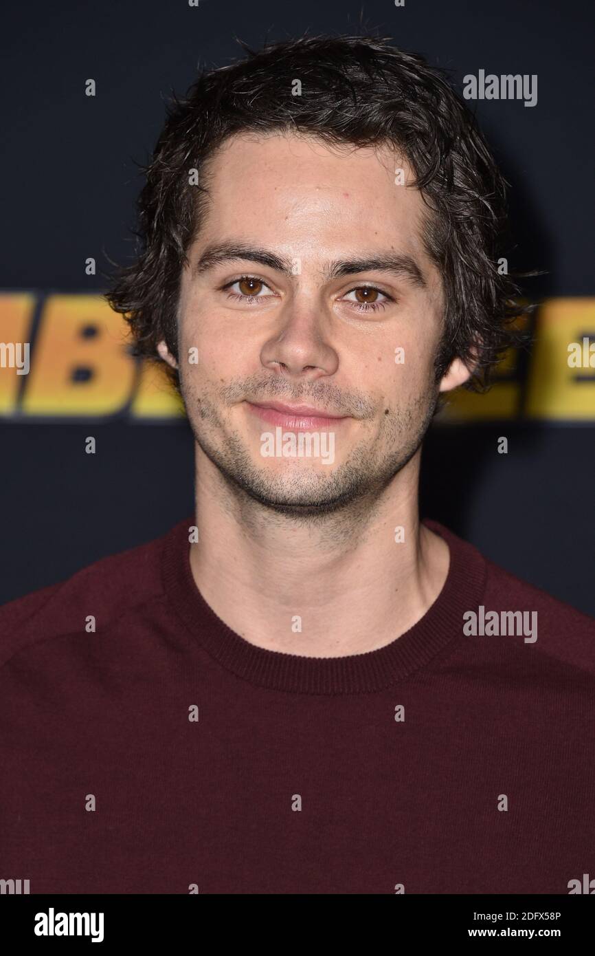 Dylan O'Brien attends the Bumblebee World Premiere on December 9, 2018