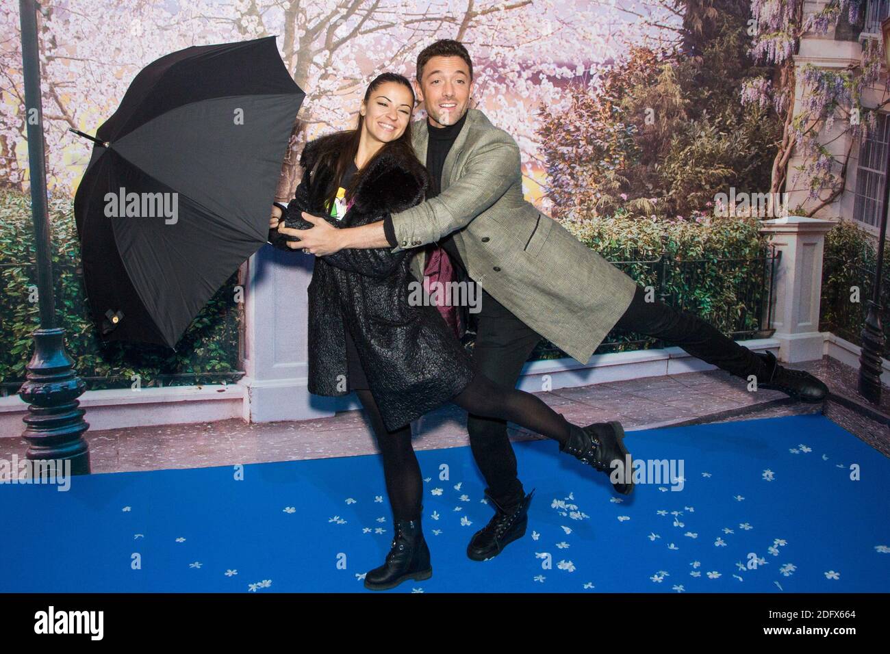 Maxime Dereymez and Denista Ikonomova attending Mary Poppins Returns