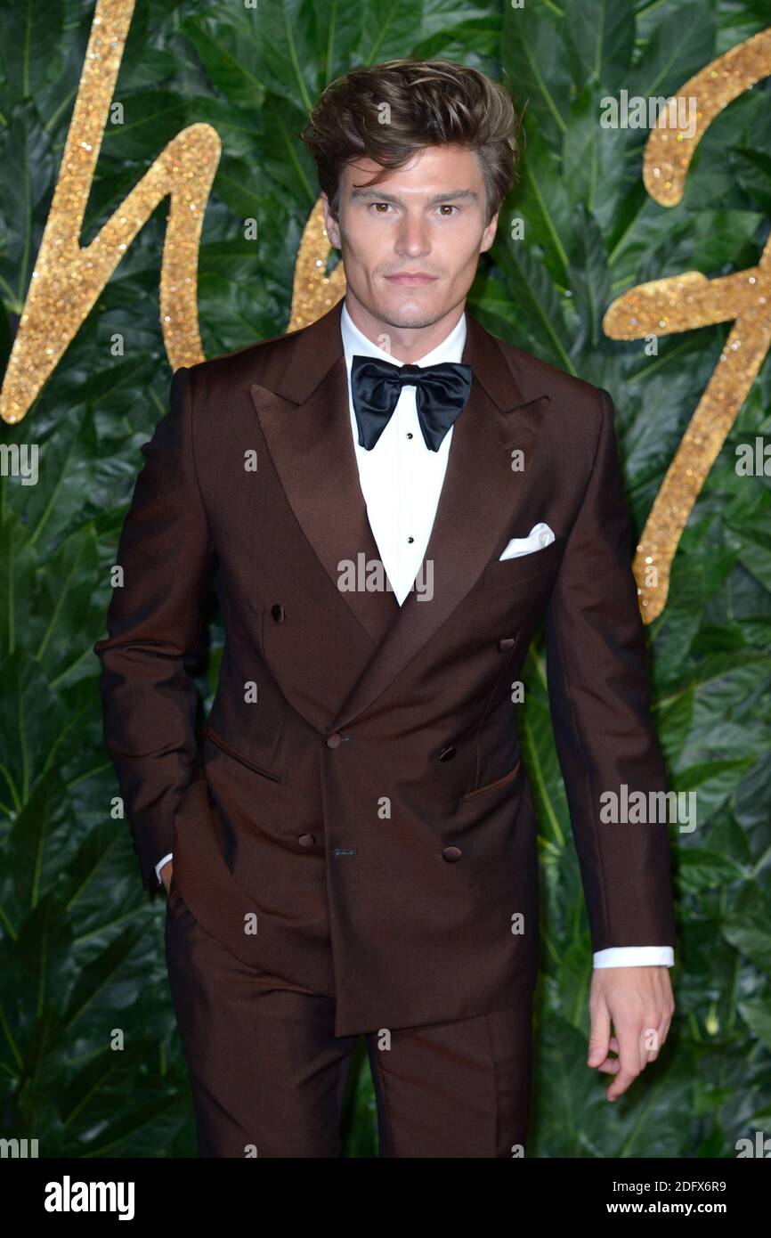Oliver Cheshire attending The Fashion Awards 2018 In Partnership With  Swarovski at Royal Albert Hall in London, UK on December 10, 2018. Photo by  Aurore Marechal/ABACAPRESS.COM Stock Photo - Alamy