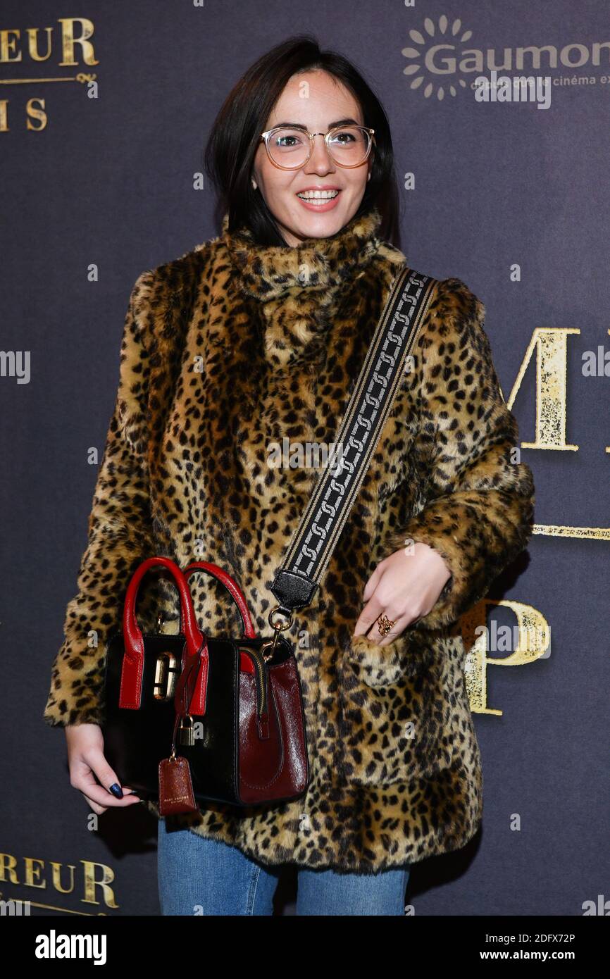 Agathe Auproux attends the L'Empereur de Paris premiere at cinema