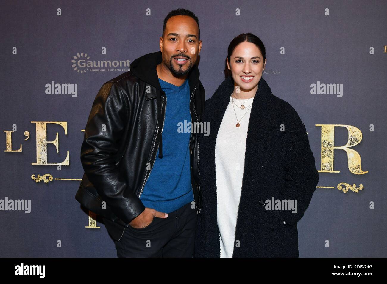Charlotte Namura and her companion Jean-Luc attend the L'Empereur de Paris premiere at cinema Gaumont Opera on December 10, 2018 in Paris. Photo by Laurent Zabulon/ABACAPRESS.COM Stock Photo