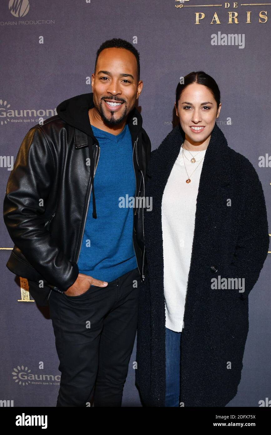 Charlotte Namura and her companion Jean-Luc attend the L'Empereur de Paris premiere at cinema Gaumont Opera on December 10, 2018 in Paris. Photo by Laurent Zabulon/ABACAPRESS.COM Stock Photo