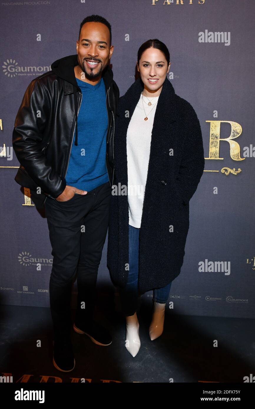 Charlotte Namura and her companion Jean-Luc attend the L'Empereur de Paris premiere at cinema Gaumont Opera on December 10, 2018 in Paris. Photo by Laurent Zabulon/ABACAPRESS.COM Stock Photo