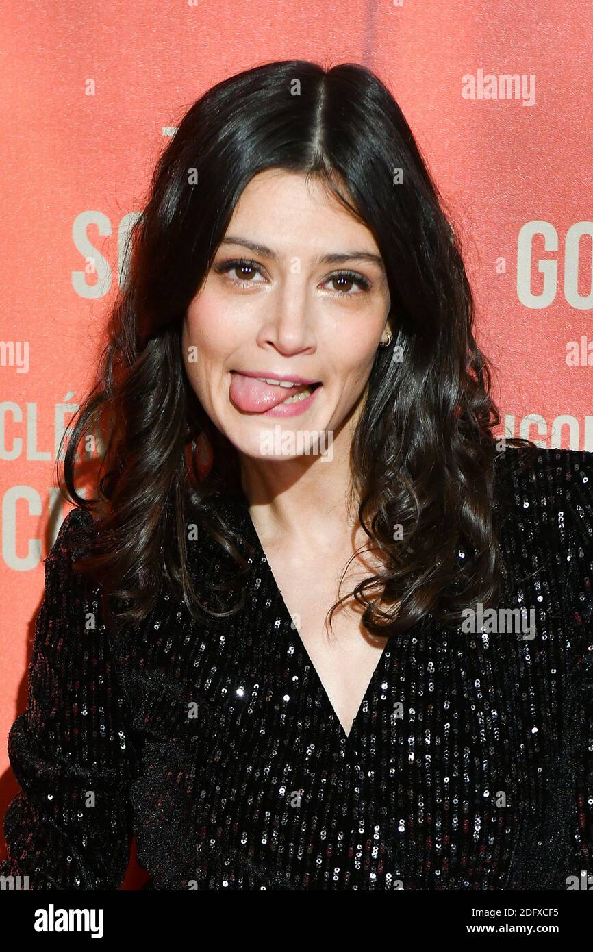 Lucie Boujenah attends the Edmond Premiere at cinema Gaumont