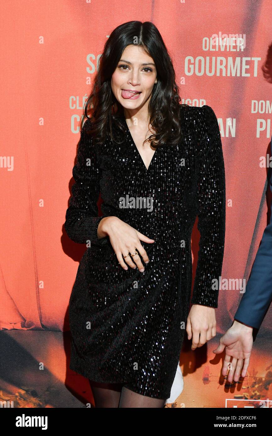 Lucie Boujenah attends the Edmond Premiere at cinema Gaumont